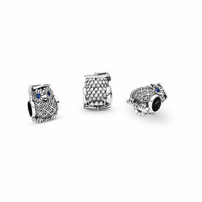 Pandora Graduate Owl Charm NZ Sale, Sterling Silver (840217-WXU)